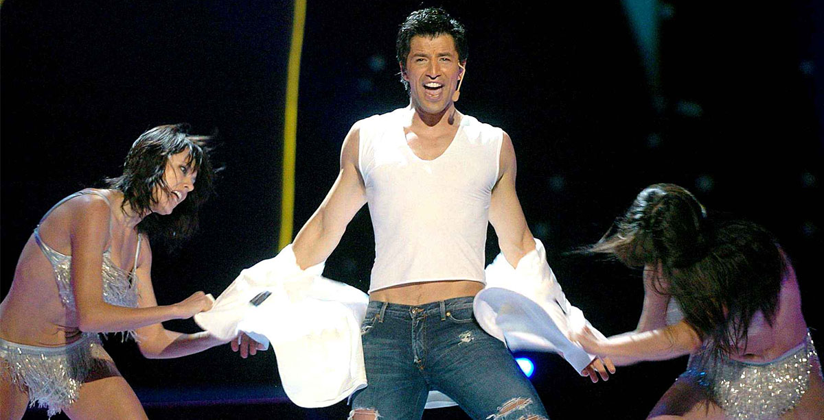 Σάκης Ρουβάς - Sakis Rouvas - Shake It - Eurovision Song Contest 2004 - Hit Channel